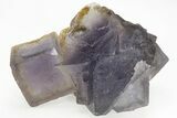 Colorful Cubic Fluorite Crystals with Phantoms - Yaogangxian Mine #217406-2